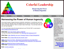 Tablet Screenshot of colorfulleadership.info